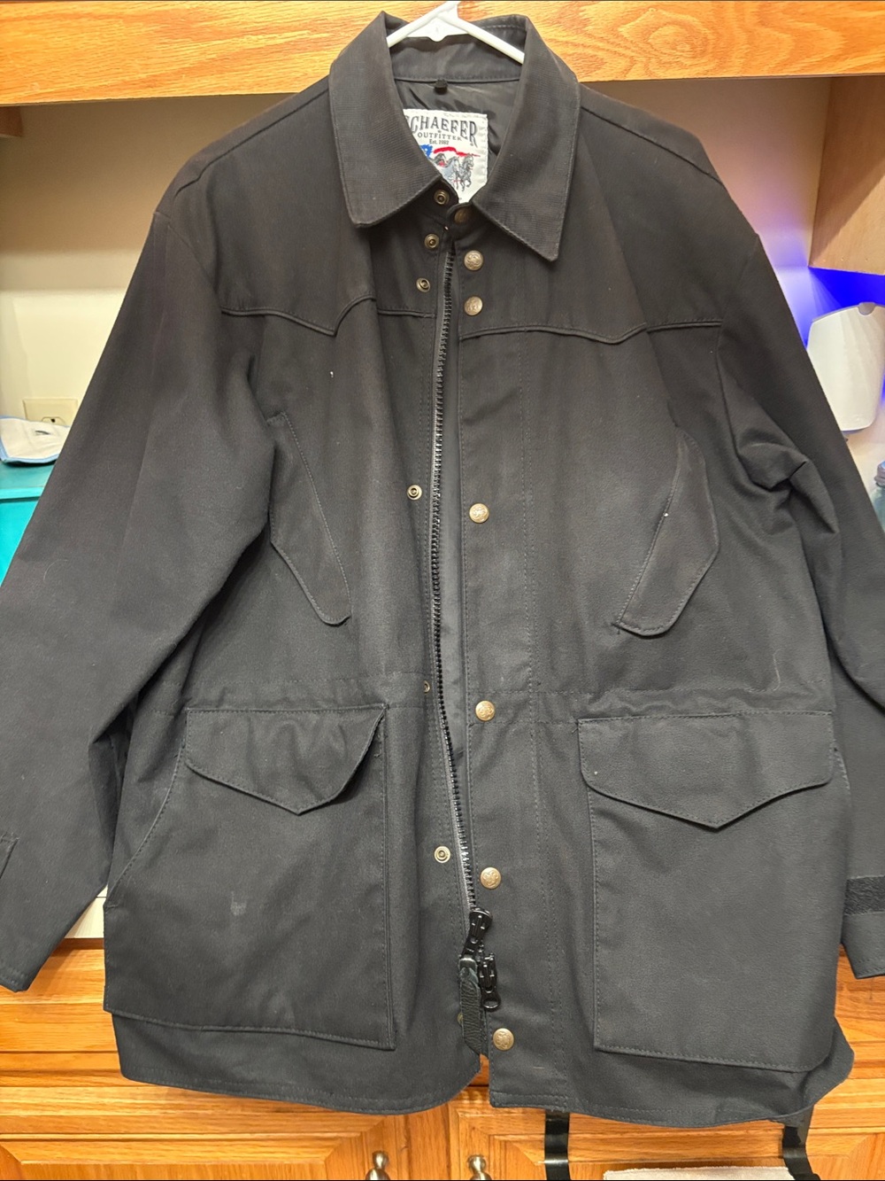 Schaefer Outfitter Original Drifter Coat Black Field Jacket Small